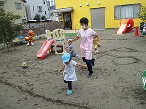 ９月のプチベルの様子 ひまわり南幼稚園